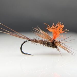 Pheasant Tail Parachute - Fl. Orange Ind